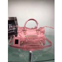 Balenciaga Giant City Gold Studs Handbag 084333 Pink Tl16056Qu69