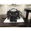 Balenciaga Giant City Gold Studs Handbag B084336 Black Tl16030rf73