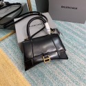 Balenciaga HOURGLASS SMALL TOP HANDLE BAG B108895-1 black Tl15952Il41