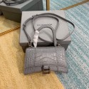 Balenciaga Hourglass XS Top Handle Bag 28331S grey Tl15922rh54