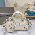 Balenciaga NEO CAGOLE XS HANDBAG 05812 white Tl15850Jz48