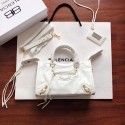 Balenciaga The City Handbag Calf leather 382568 white Tl16017wv88