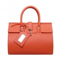 BALENCIAGA Tube Tote Bag Original Leather 3089 Orange Tl16155fw56