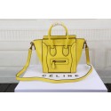 Best 1:1 Celine Luggage Nano Bag Original Leather CTS3309 Yellow Tl5210eT55