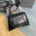 Best Balenciaga HOURGLASS MEDIUM TOP HANDLE BAG B108892 black Tl15976Ml87