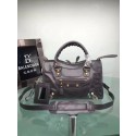 Best Replica Balenciaga Giant City Gold Studs Handbag 084333 Grey Tl16053zU69