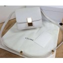 Celine Classic Box mini Flap Bag Smooth Leather C11041T White Tl5190Zr53