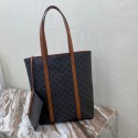 CELINE LARGE BAG IN TRIOMPHE CANVAS 201229 Tl4816EW67