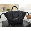 Celine Luggage Phantom Tote Bag Calfskin Leather CT3372 Black Tl5142Yf79