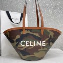 Celine MEDIUM COUFFIN BAG IN TRIOMPHE CANVAS CELINE PRINT 196262 green Tl4744VI95