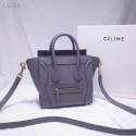 CELINE NANO LUGGAGE BAG IN LAMINATED LAMBSKIN 189244-13 Tl4934nQ90