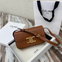 Celine TRIOMPHE SHOULDER BAG IN NATURAL CALFSKIN 194143 TAN Tl4791NP24