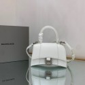 Cheap Balenciaga HOURGLASS SMALL TOP HANDLE BAG 59353 WHITE Tl15864sJ42