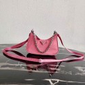 Cheap Fake Prada Re-Edition nylon mini shoulder bag 1TT122 pink Tl6125BC48