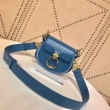 CHLOE Tess Small leather shoulder bag 3E153 blue Tl17941JD63