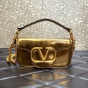 Copy 1:1 VALENTINO GARAVANI MINI LOCO Calf leather Shoulder Bag 1W2B0K gold Tl19258xD64