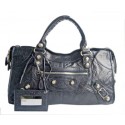 Copy Balenciaga Lampskin Handbag 084328A Silver gray Tl16197Zn71