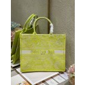 Copy Best DIOR BOOK TOTE Lime Toile de Jouy Reverse Embroidery M1286ZR Tl8629Qc72