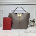 Copy Best VALENTINO Origianl Leather Bag V0008 Grey Tl19579Qc72