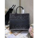 Copy DIOR BOOK TOTE Multicolor Embroidery M1297ZR-16 BLACK Tl8532Zn71