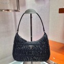 Copy Prada Nylon and Saffiano leather mini bag 1NE204 black Tl6195Ey31