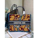 DIOR BOOK TOTE BLUE Multicolor Dior Paisley Embroidery M1287Z Tl8634Gh26