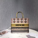 DIOR BOOK TOTE EMBROIDERED CANVAS BAG M1287-1 Tl9016CI68