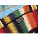 DIOR BOOK TOTE Multicolor D-Stripes Embroidery M1286Z Tl8757Yr55