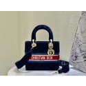 DIOR BOOK TOTE Velvet M2030 Dark Blue Tl8496OG45