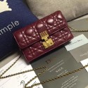 Dior DIORADDICT Wallet on Chain CD7056 Wine Tl9314nQ90