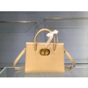 DIOR LARGE ST HONORE TOTE Grained Calfskin M9306UBAE apricot Tl8843Ty85