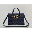 DIOR MEDIUM ST HONORE TOTE C0776 black Tl8465nB26