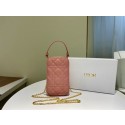 DIOR MINI BOBBY BAG Gradient Cannage Lambskin C0955 pink Tl8441NP24