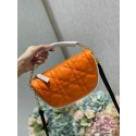 DIOR Shoulder Bag Cannage Lambskin C0617 orange Tl8378io33