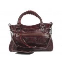 Fake Balenciaga Classic Glycine First Bags 084239S Dark Red Tl16236RY48