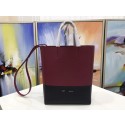 Fake Celine Cabas Phantom Bags Original Leather C3365 Wine&Black Tl5115Iw51