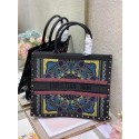 Fake DIOR BOOK TOTE Multicolor Mizza Embroidery M1286ZRHM Tl8674eZ32