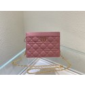 Fake DIOR MINI BOBBY BAG Gradient Cannage Lambskin C4106 pink Tl8400Iw51