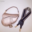 Fake Dior Mini Saddle Bag Calfskin M0447 Gold Tl9187lF58