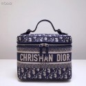 Fake Dior SADDLE DENIM CANVAS Cosmetic Bag 5698 Tl9137qZ31