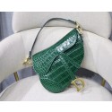 Fake Dior SADDLE SOFT CALFSKIN BAG C9045 green Tl9069Sq37