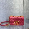 Fake Dior SMALL DIOR CARO BAG Soft Cannage Calfskin M9241 rose Tl8740tu77