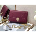 Fake DIORAMA CALFSKIN CLUTCH M49P purplish Tl9073bz90