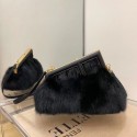 Fake FENDI FIRST SMALL black mink bag 8BP129A Tl12787qZ31