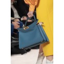 Fake Fendi PEEKABOO ISEEU MEDIUM leather bag 70193 blue Tl12994Hj78