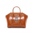 Fake Givenchy Grained Original Calfskin Small Antigona Bag BB0512 Brown Tl18221EQ38