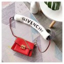 Fake GIVENCHY GV3 leather and suede shoulder bag 9989 red Tl18269yQ90