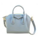 Fake Givenchy mini Antigona Bag Original Leather G9981S Light Blue Tl18314GR32