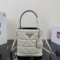 Fake Prada Nappa Leather Prada Spectrum Tote 1BG319 white Tl5981QF99