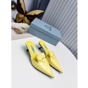 Fashion Prada slipper 17820-3 Heel 5CM Tl7205OM51